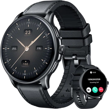Смарт-часы мужские 1.43" AMOLED с Bluetooth-звонками, пульсометром, SpO2, IP68 и 120+ спортивными режимами