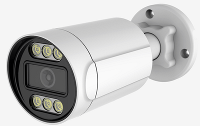 5MP Циліндрична камера з мікрофоном, подвійним підсвічуванням GW IPC03B5MP30 2.8mm, POE, LED/IR Підсвічування