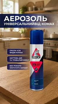 Аэрозоль универсальный IREX от 17 видов насекомых, 275 мл