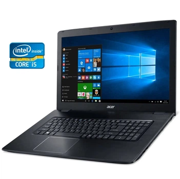 Ноутбук Б-класс Acer Aspire E5-774 / 17.3" (1920x1080) TN / Intel Core i5-6300U (2 (4) ядра по 2.4 - 3.0 GHz) / 8 GB DDR4 / 128 GB SSD / Intel HD Graphics 520 / WebCam / Win 10 б/у