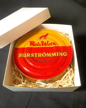 Сюрстреминг Surstroming Roda Ulven 400 г + Подарочная упаковка