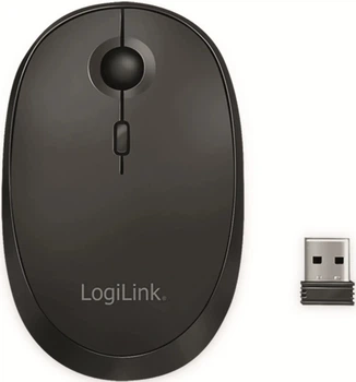 Mysz LogiLink ID0204 Wireless/Bluetooth Czarna (ID0204)