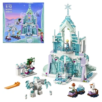 Детский конструктор Frozen Холодное серце Волшебный ледяной замок принцессы Эльзы, 848 деталей (99905)
