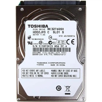 Накопитель HDD 2.5" SATA 320GB Toshiba 5400rpm 8MB (MK3276GSX) Refurbished (MK3276GSX_)