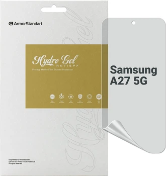 Гидрогелевая пленка ArmorStandart Anti-spy для смартфона Samsung A27 5G (ARM89644)