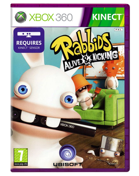 Игра Microsoft Xbox 360 Raving Rabbids: Alive & Kicking Kinect Английская Версия Б/У