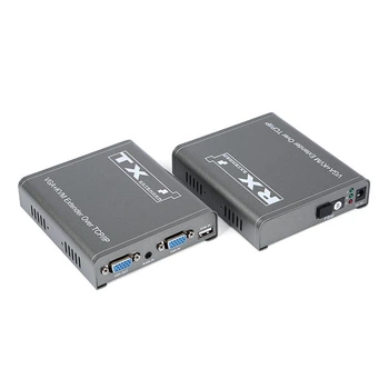 VGA+KVM подовжувач Stone по оптоволокну SC/FC, 20КМ, M-VF100U