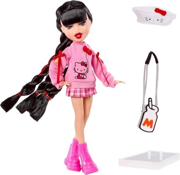 Лялька Bratz x Hello Kitty Jade Sanrio Fashion Doll - Братц Хелло Кітті Джейд, модна лялька з аксесуарами - 595670