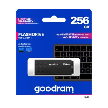 Флеш-накопичувач Goodram USB 3.2 256GB Black (TGD-UME32560KOR11)