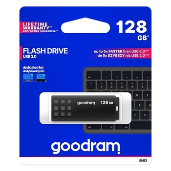 Флеш-накопичувач Goodram UME31 USB 3.2 128GB Black (TGD-UME31280K0R11)
