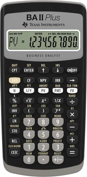 Калькулятор бухгалтерский Texas Instruments BA II Plus