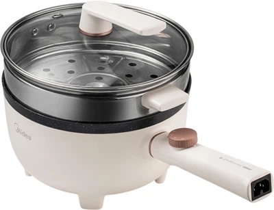 Плита Midea Wok электрическая пароварка, 3.5л, антипригарная, HGE2515