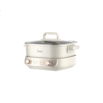 Кастрюля электрическая Midea Hot Pot двусторонняя быстрое кипение 5.5л съемная HGS282813