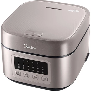 Рисоварка Midea 5 л, п'ятишарова ємність для концентрації енергії, сім основних функцій, меню, 8-годинний інтелектуальний резерв, металевий матовий корпус, рисоварка MB-AFB5052R [Серія ZMD Peace of Mind]