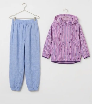 Дождевик комплект Hip&Hopps для девочки куртка и штаны из плащевки BS001547 размер 122-128