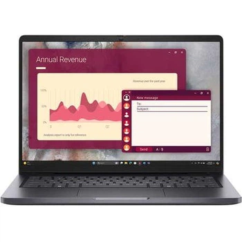 Ноутбук Dell Pro 14 PC14250 (5902002350822), Intel Core 7 150U / 14″ / RAM 16 ГБ DDR5 / SSD 512 ГБ / Intel Graphics / Windows 11 Pro / Сірий