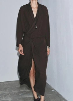Плаття Zara 18202 Темний коричневий M (8939)