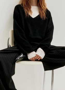 Светр H&M 18238 Чорний M (1262)