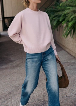 Светр Zara 18281 Світлий рожевий XL (2142)