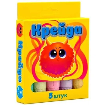 Крейда Куля - 5 штук Strateg різнокольорова 50117