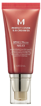 Krem BB Missha M Perfect Cover BB Cream SPF42/PA+++ nr 13 Bright Beige 50 ml (8806333395347/8809530034330/8809747940769)