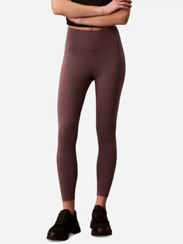 Спортивные леггинсы для фитнеса высокие женские Calvin Klein 41006129 XL Коричневые (1161442916)