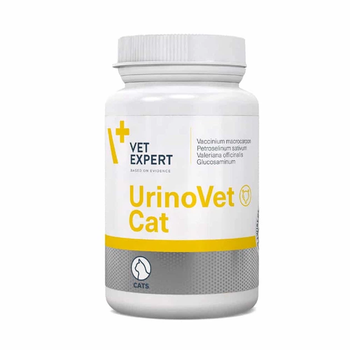 Добавка для котів VetExpert UrinoVet Cat 45 капсул для підтримання сечовидільної функції (46145)