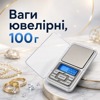 Весы ювелирные 668/MH-100, 100г (0,01г)
