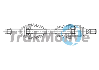 Приводной вал в сборе NISSAN JUKE, TRAKMOTIVE (301934)