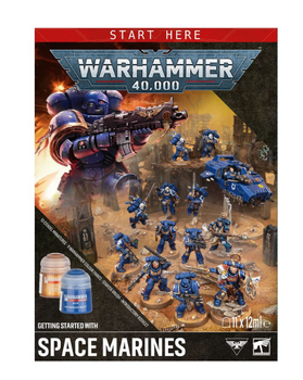 Стартовый набор WARHAMMER 40000: GETTING STARTED WITH SPACE MARINES (ENG)