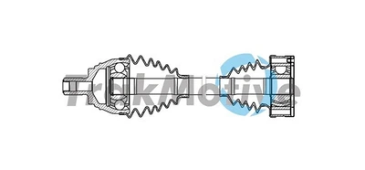 Приводной вал в сборе AUDI A3, VW GOLF, TRAKMOTIVE (301690)