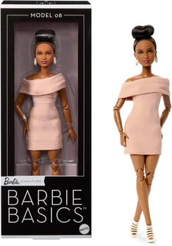 Лялька Барбі Базова Мініатюрна Брюнетка Barbie Signature Basics Model 08 Petite Brunette Hair (JJX27) (JJX27)
