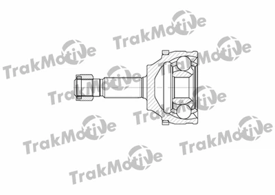 ШРУС наружный с ABS 21/22 зуб., комплект Renault Megane, TRAKMOTIVE (400598)