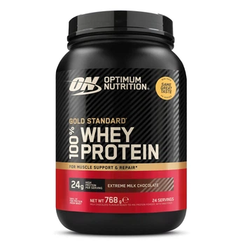 Протеїн сироватковий Optimum Nutrition Gold Standard 100% Whey EU, 768 грам - Молочний шоколад