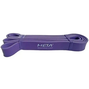 Гумка-петля силова Meta Elastic power band light 2,9 х 208 см, фіолетова