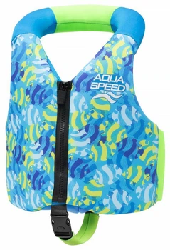 Жилет для плавания Aqua Speed Aqua Pals 61140 бирюзовый, салатовый Дит 19-30 кг