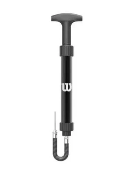 Насос для м'ячів Wilson NBA AUTHENTIC ALUMINUM PUMP, чорний