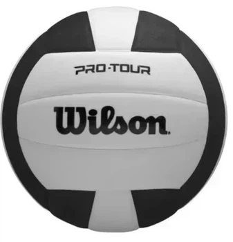 М'яч волейбольний Wilson PRO TOUR VB NEW розмір 5, чорно-білий