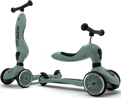 Біговел-самокат 2 в 1 Scoot and Ride Highway Kick 1 Зелений SR-96269 (4897033962698)