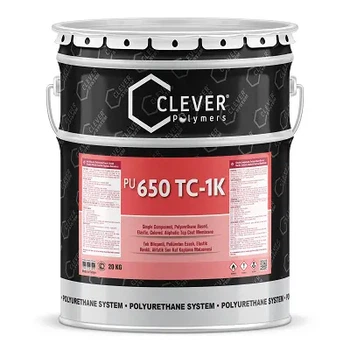 Поліуретанове покриття для підлоги Clever PU 650 TC сіре для підлоги 4 кг