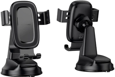Автодержатель для смартфона BOROFONE BH130 Follower Black (BC_716005)