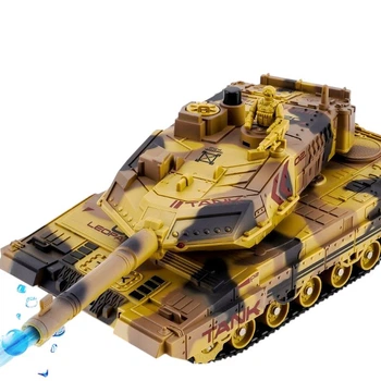 Танк на радиоуправлении TANK, со светом, стреляет орбизами, вращение башни на 360° Цвет песок