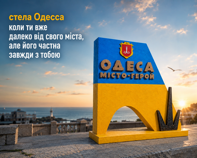Статуетка Стела міста Одесса 4х13х13 см
