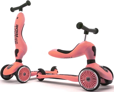 Jeździk i hulajnoga 2 w 1 Scoot and Ride Highway Kick 1 Brzoskwiniowa SR-96353 (4897033963534)