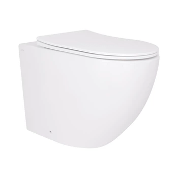 Унитаз подвесной Qtap Robin Ultra Quiet безободочный с сиденьем Soft-close 520x365x365 мм WHITE
