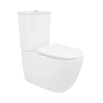 Напольный унитаз Qtap Leo Ultra Quiet 620×355×790 мм с сиденьем Soft-close, White QTLEO27W49261