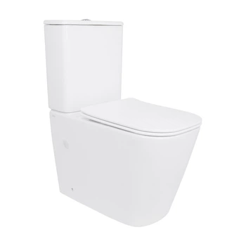 Напольный унитаз Qtap Stork Ultra Quiet 630×350×805 мм с сиденьем Soft-close, White QTSTO27W49260