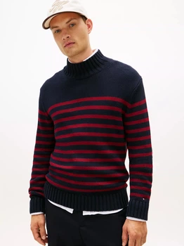 Свитер мужской Tommy Hilfiger XM06554-DW5(Navy) XL Синий (198296765595)