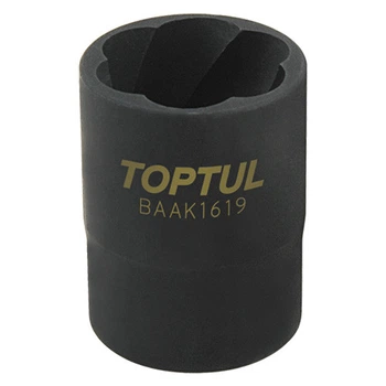 Головка-екстрактор для пошкоджених болтів 19мм 1/2" TOPTUL BAAK1619