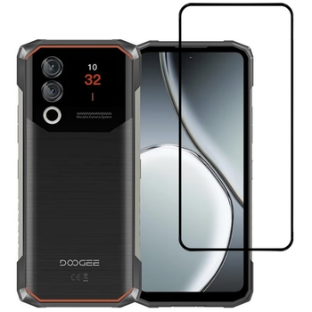 Защитное стекло LUX для Doogee Blade 10 Max / Blade 10 Power полная проклейка черный